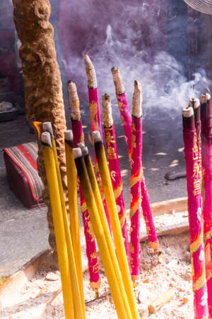 burning incense
