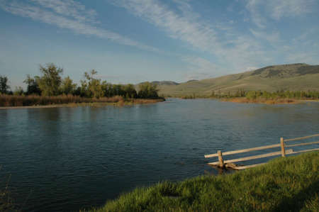 Lazy riverの写真素材