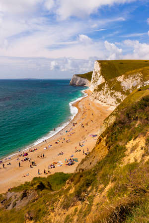 Geologically important and stunningly beautiful Dorset coastlineの写真素材