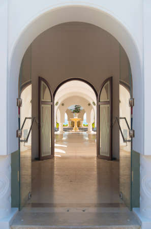 Buildings of the newly-restored Kallithea Springsの写真素材