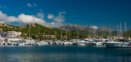 View of Port de Andratx on Majorca, Spain Balearic Islands
