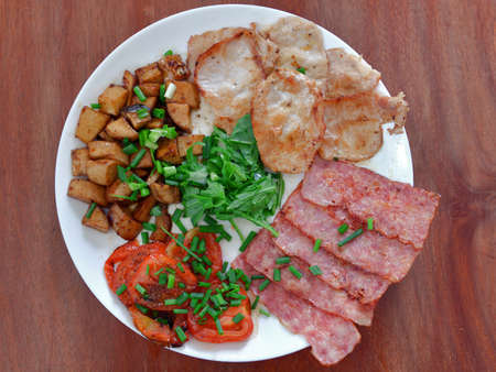 Fatty, healthy keto diet breakfast