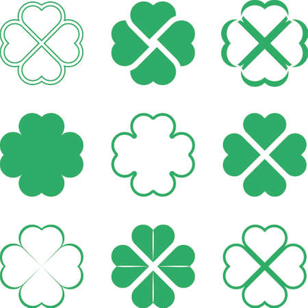 Shamrock pattern. Background for St.Patrick's day design