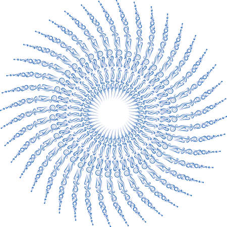 Mandala patternのイラスト素材