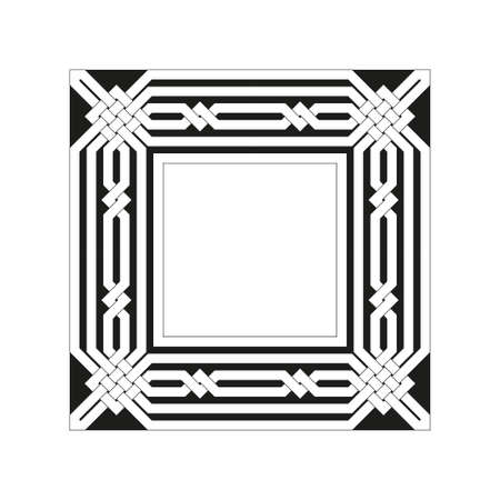 Celtic pattern. Element of Celtic or Irish ornamentのイラスト素材