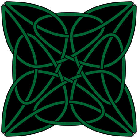Celtic pattern. Element of Celtic or Irish ornamentのイラスト素材