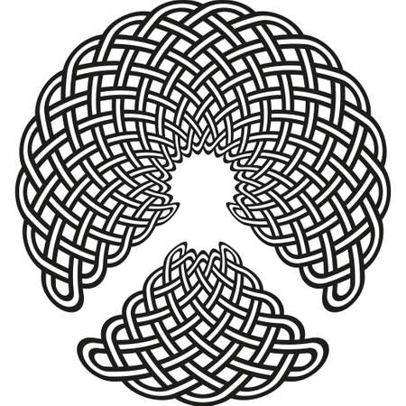 Celtic pattern. Element of Celtic or Irish ornamentのイラスト素材