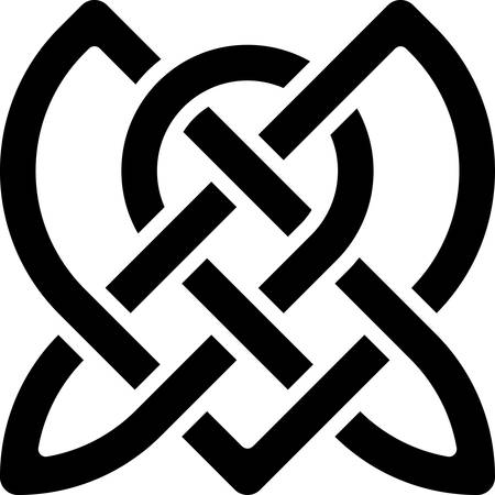 Celtic pattern. Element of Celtic or Irish ornamentのイラスト素材