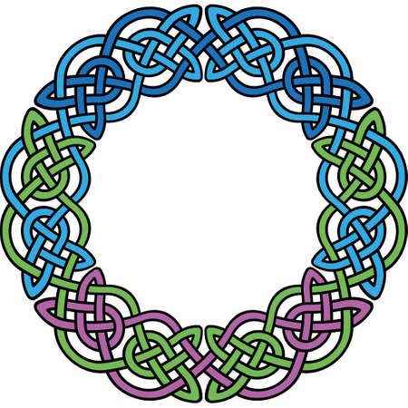 Celtic pattern. Element of Celtic or Irish ornamentのイラスト素材