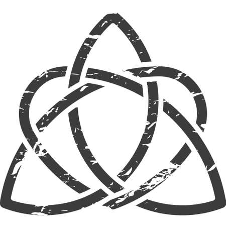 Monochrome Celtic pattern. Pattern for Scandinavian or Celtic ornament. Vector illustrationのイラスト素材