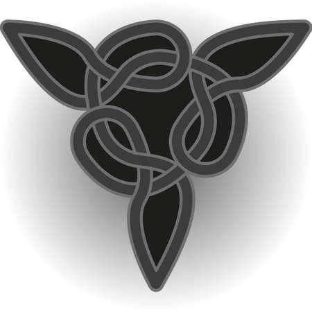 Celtic pattern. Border or frame for Scandinavian or Celtic ornamentのイラスト素材