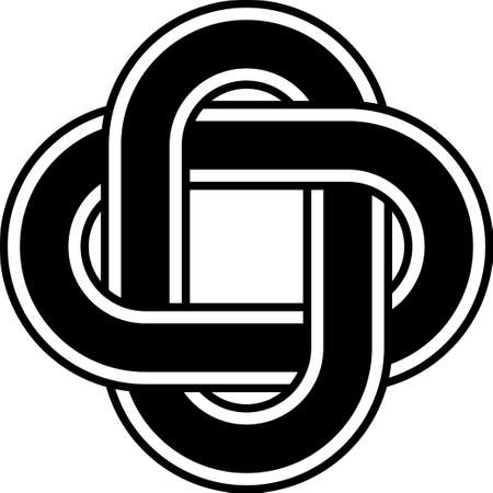 Celtic pattern. Element of Scandinavian or Celtic ornamentのイラスト素材