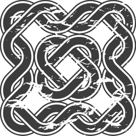 Celtic pattern. Element of Scandinavian or Celtic ornamentのイラスト素材