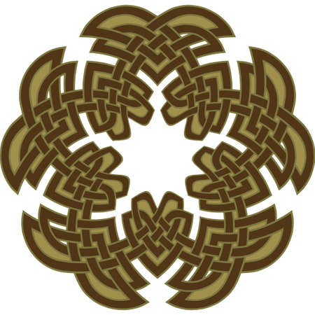 Celtic pattern. Element of Scandinavian or Celtic ornamentのイラスト素材