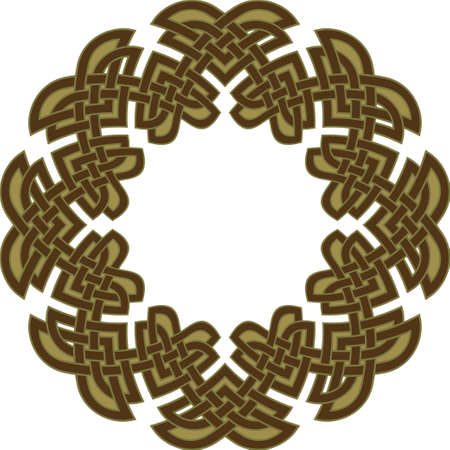 Celtic pattern. Element of Scandinavian or Celtic ornamentのイラスト素材