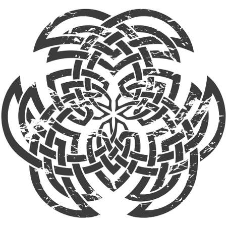 Celtic pattern. Element of Scandinavian or Celtic ornamentのイラスト素材