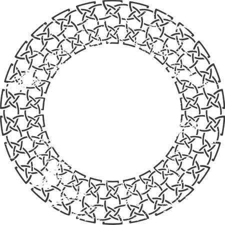 Celtic pattern. Element of Scandinavian or Celtic ornamentのイラスト素材