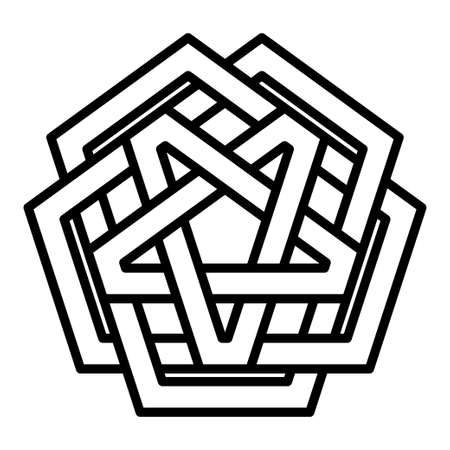 Celtic pattern ornament.のイラスト素材
