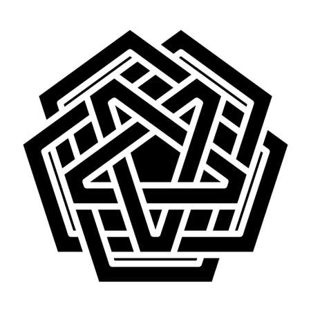 Celtic pattern ornament.のイラスト素材