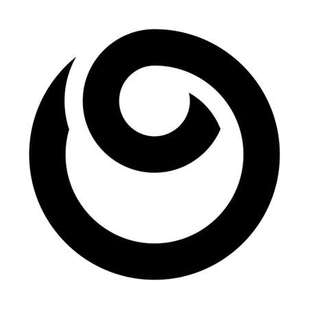 Spiral icon. Vector illistrationのイラスト素材