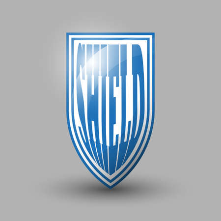 Shield with space for text. Vector illustration EPS10のイラスト素材