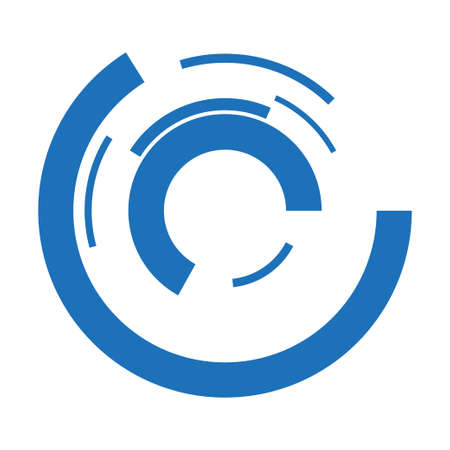 The sliding wheel in the movement. The circle drawn by brushのイラスト素材