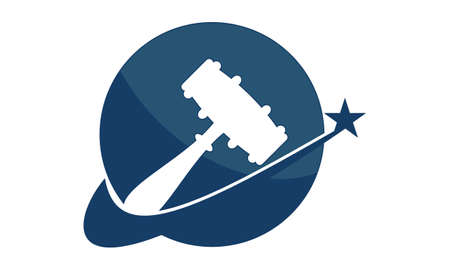 Global Online Auction logo.のイラスト素材