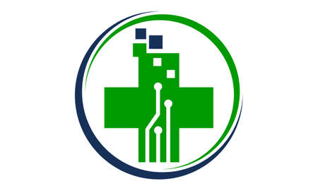 Global Digital Healthcareのイラスト素材