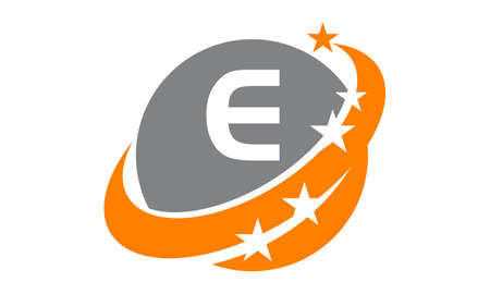 Modern Logo Solution Letter Eのイラスト素材