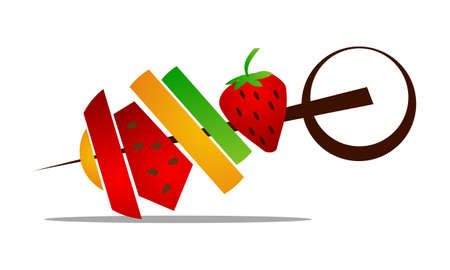 Healthy Food Restaurantのイラスト素材