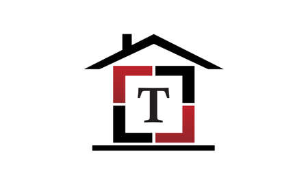 Real Estate Initial Tのイラスト素材