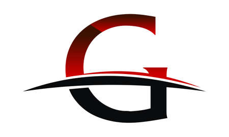 Swoosh Initial Gのイラスト素材