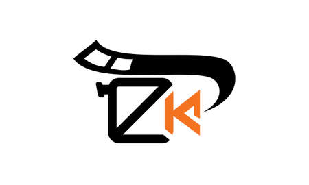 Movie Studio  Letter EKのイラスト素材