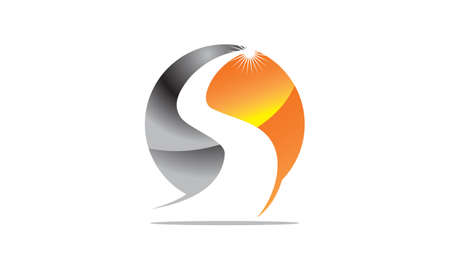 Modern Logo Solution Letter Sのイラスト素材