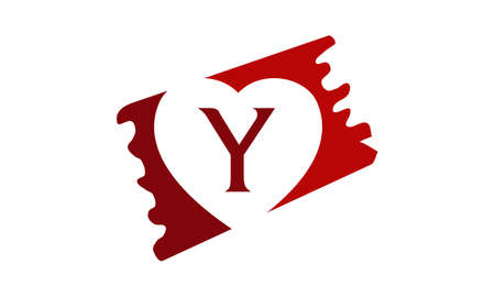 Love Initial Yのイラスト素材