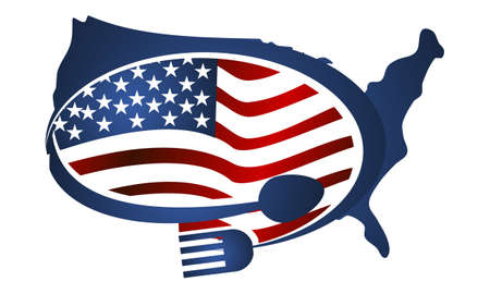 United States Restaurantのイラスト素材