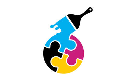 Painting Brush Service Solutionsのイラスト素材