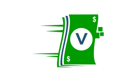 Speed Payment Technology Initial Vのイラスト素材