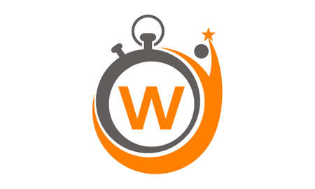 Success Time Management Letter Wのイラスト素材