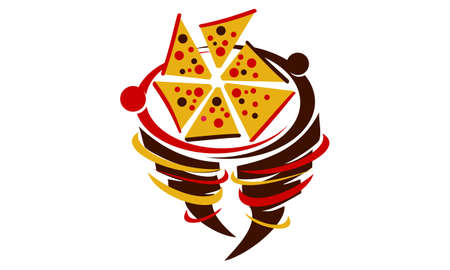 Pizza Tornadoのイラスト素材