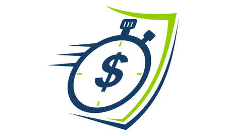 Fast Stopwatch Dollarのイラスト素材