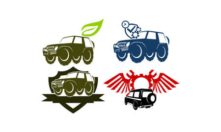 Adventure Car Set Collectionsのイラスト素材