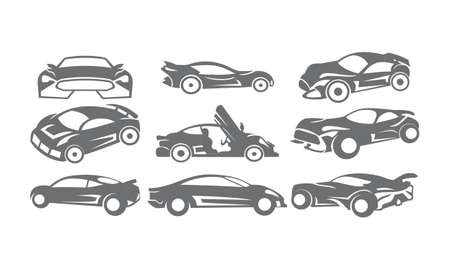 Car Logo Set Bundle Collectionsのイラスト素材