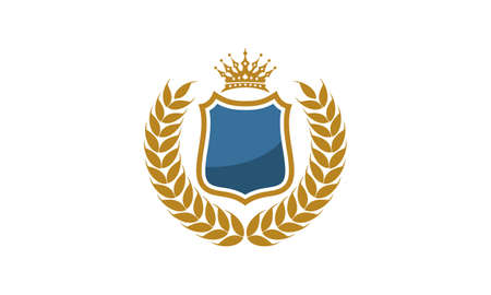 Shield Leaves Crownのイラスト素材