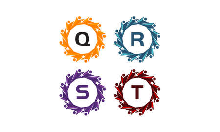 Success Life Coaching Letter Q R S Tのイラスト素材