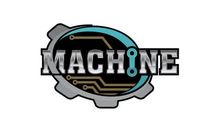 Machine electric icon on white background, vector illustration.のイラスト素材