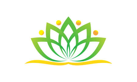 Health Life Spa and yoga.のイラスト素材