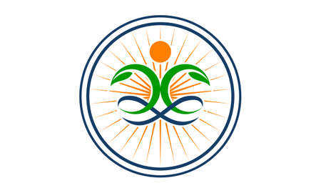 Health Life Spa and yogaのイラスト素材