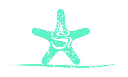 Cup Leaf Star Seaのイラスト素材