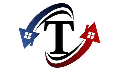 Real Estate Letter T.のイラスト素材